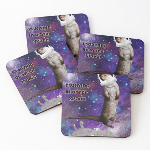 Item preview, Floating in Otter Space designed and sold by moonpretzles.