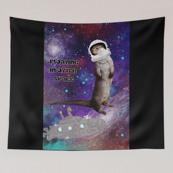 Item preview, Floating in Otter Space designed and sold by moonpretzles.