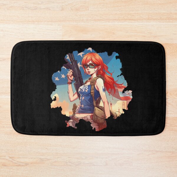 Item preview, Her City, Her Fight - American Anime Girl designed and sold by PoppyMonster.