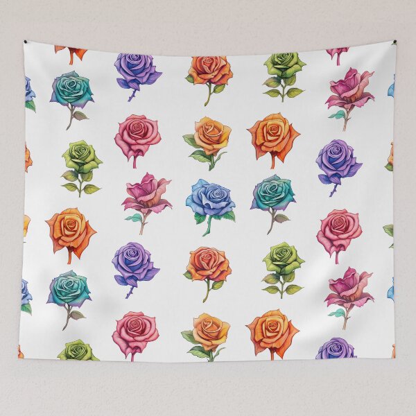 Item preview, Colorful Roses Sticker Pack designed and sold by Glenn Slingsby.