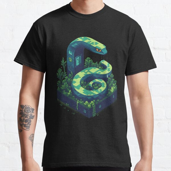 Google Snake Pixel Game Essential T-Shirt for Sale by berrylemon