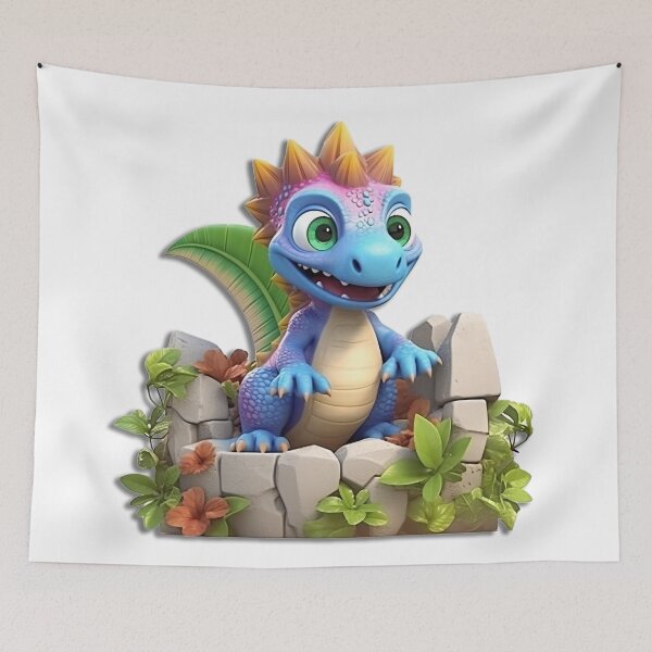 Item preview, cute little dragon baby - Different logo size, position? Email me -  designed and sold by Picture-Art.