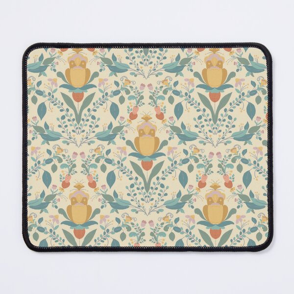 Item preview, Retro tulip flowers and strawberries designed and sold by Flofloart.