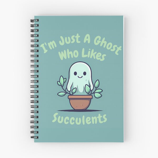 Aperçu de l'œuvre Je ne suis qu'un fantôme qui aime les succulentes créée et vendue par AdiRemba.