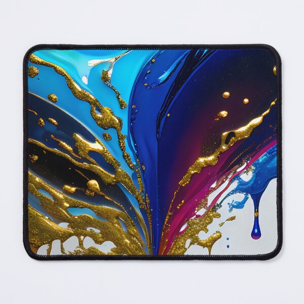 Item preview, Paint spilled with gold leaf designed and sold by Vibranta Studio.