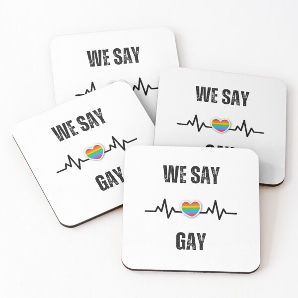 Item preview, We Say Gay, Say Gay All Day designed and sold by SportyDogShop.