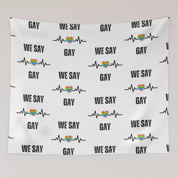 Item preview, We Say Gay, Say Gay All Day designed and sold by SportyDogShop.