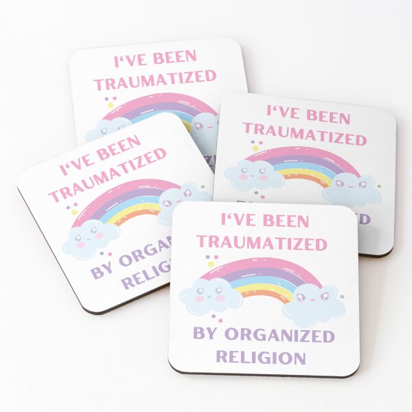 Aperçu de l'œuvre Athée arc-en-ciel - J'ai été traumatisé par la religion organisée créée et vendue par ColorRealm.