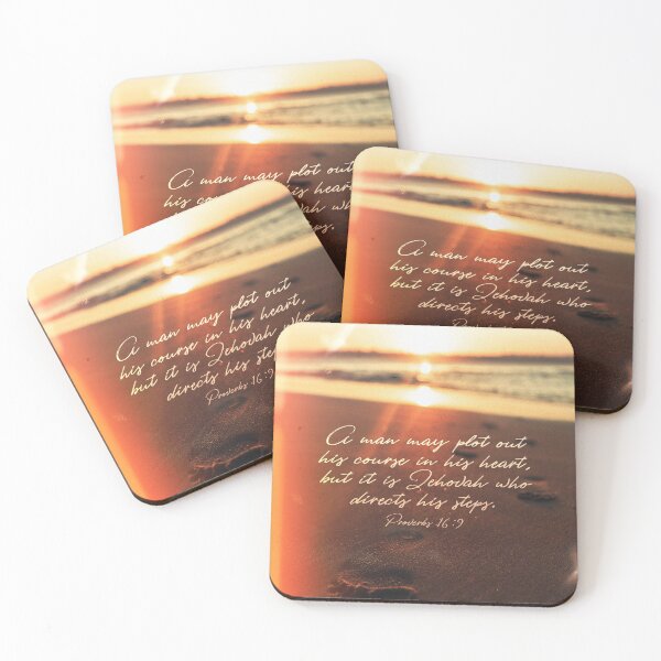 Item preview, Proverbs 16:9 designed and sold by Paper Bee Gift Shop.