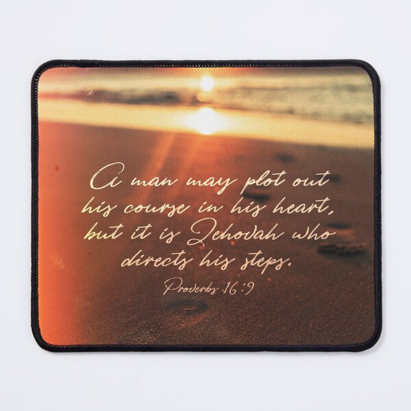 Item preview, Proverbs 16:9 designed and sold by Paper Bee Gift Shop.