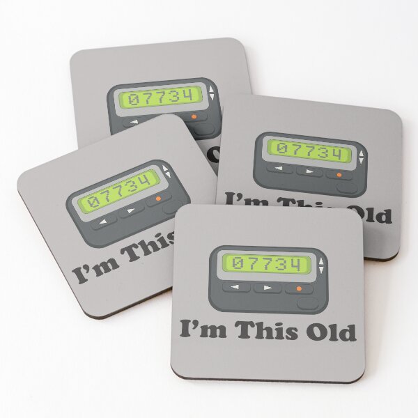 Item preview, Beeper I'm This Old designed and sold by Alema Art.