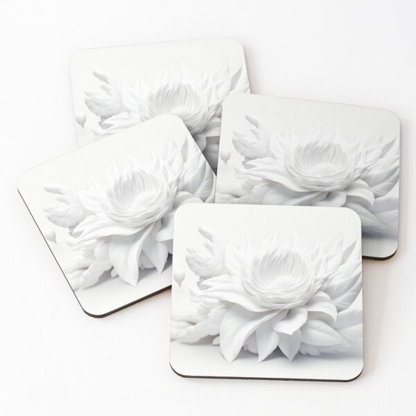 Item preview, Fantasy White Flower Closeup designed and sold by AdrianGrosu.