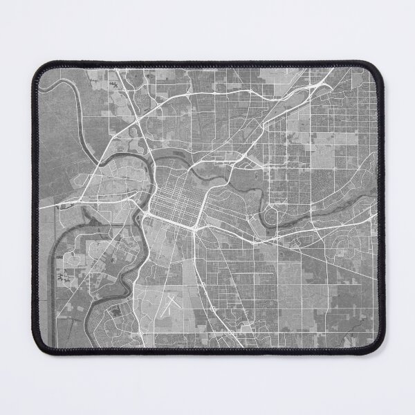 Item preview, Map of Sacramento (CA, USA) in gray vintage style designed and sold by blursbyai.