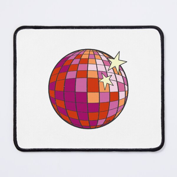 Item preview, lesbian pride disco ball designed and sold by plantbasedsav.