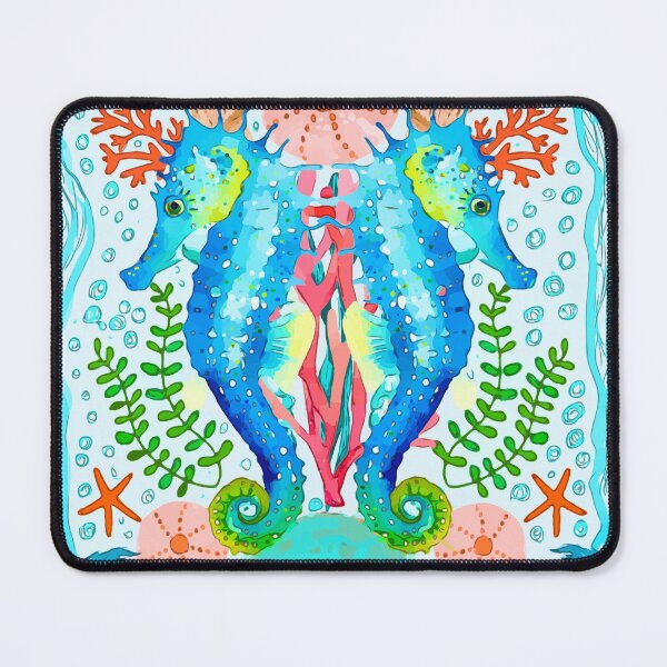 Item preview, Seahorses and coral reef designed and sold by SophieClimaArt.