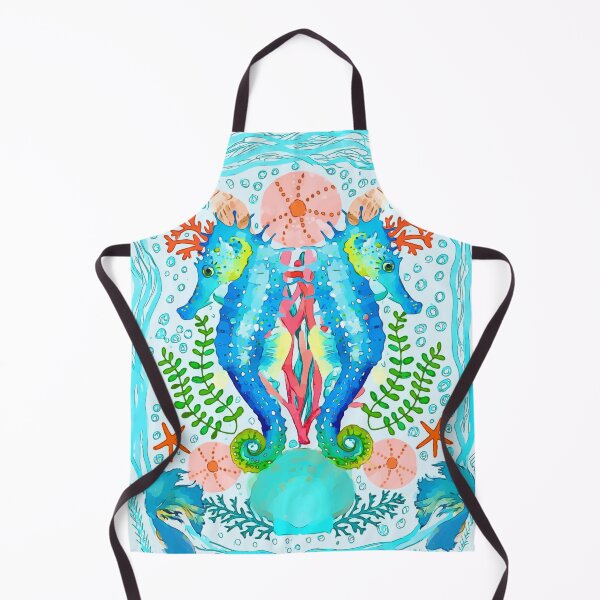 Item preview, Seahorses and coral reef designed and sold by SophieClimaArt.