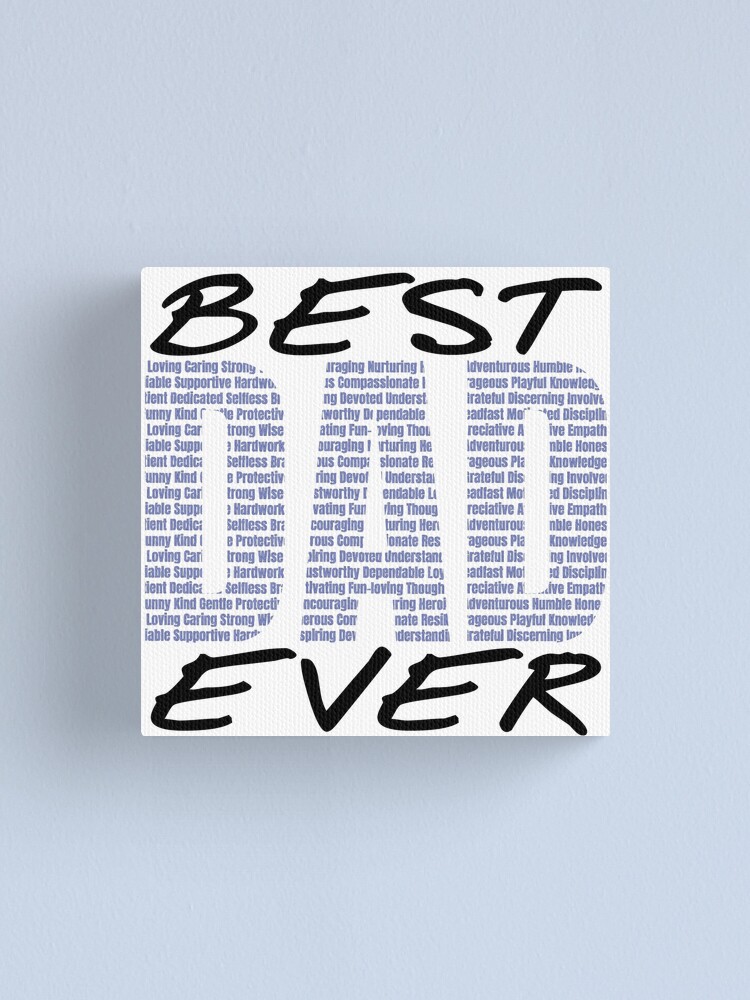 Best Dad Ever Daddy Father Adjective Word Description Sticker for Sale by  NeuDsigns