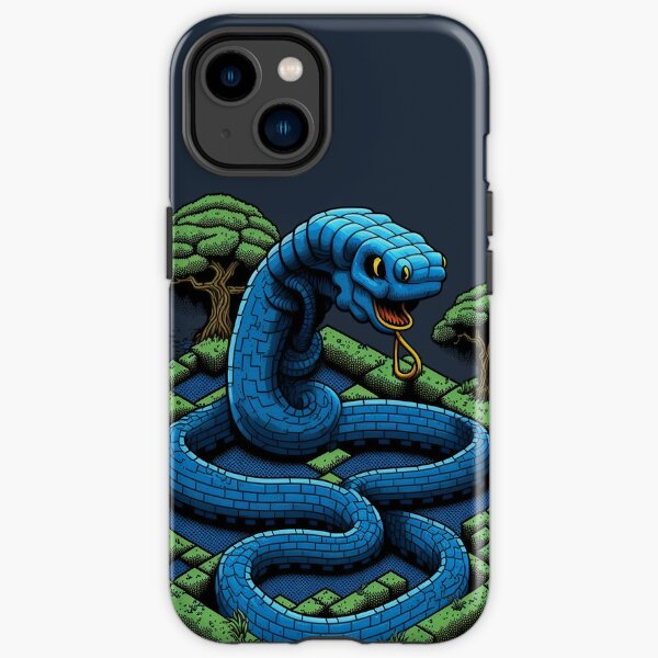  SHENCANG BLUE Phone Case for Google Pixel 4 with Snake