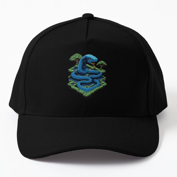 Google Snake Pixel Game Cap for Sale by berrylemon