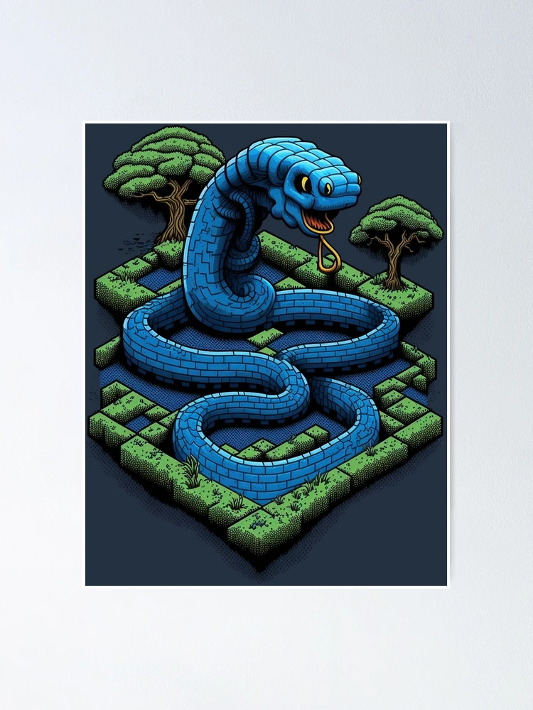 Google Snake Pixel Game | Cap