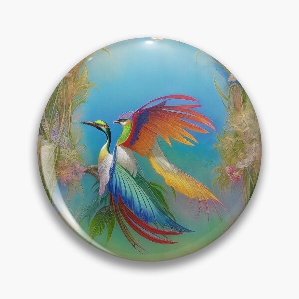 Item preview, Mythic tropical Birds designed and sold by SriGem.