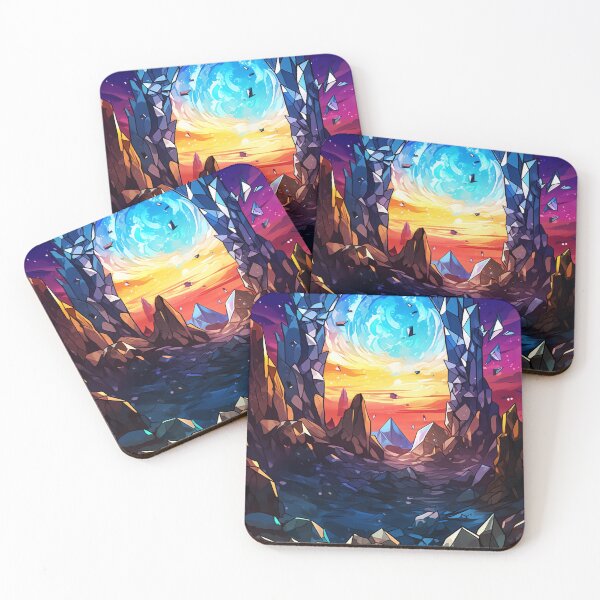 Item preview, The wonderful crystal universe - Designer Art  designed and sold by WunderSticker.