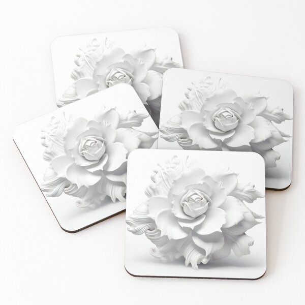 Item preview, Fantasy White Flower Closeup designed and sold by AdrianGrosu.