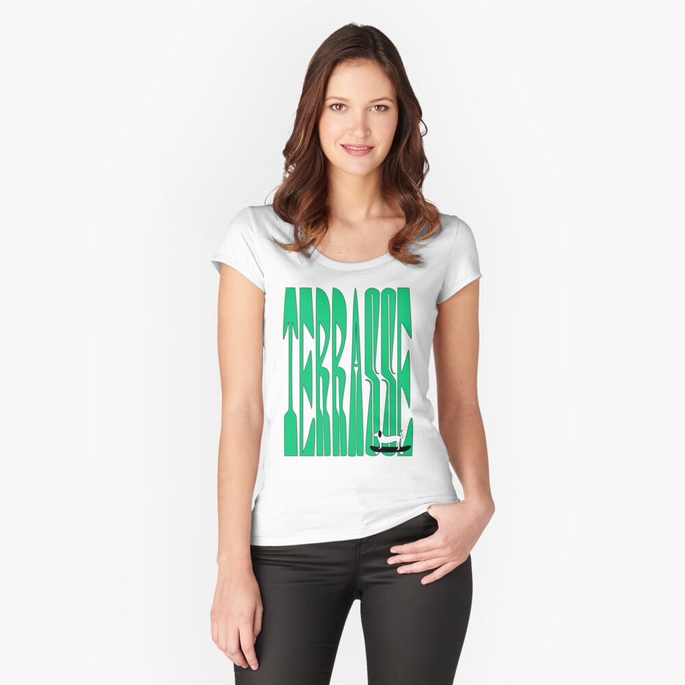 Item preview, Fitted Scoop T-Shirt designed and sold by LizzyBasil.