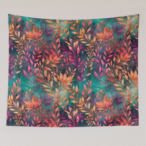Item preview, Herbal and floral pattern 1 designed and sold by Red Witch Art.