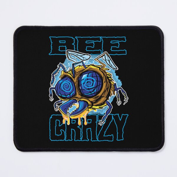 Item preview, Bee Crazy wacked out bee designed and sold by eShirtLabs.