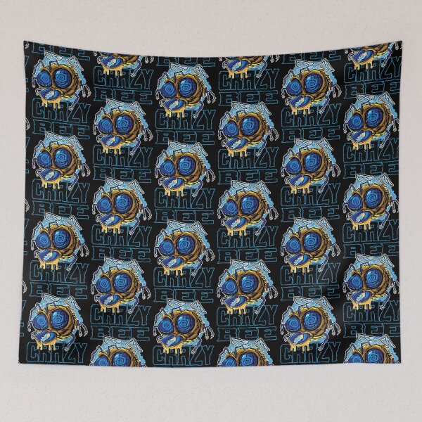 Item preview, Bee Crazy wacked out bee designed and sold by eShirtLabs.