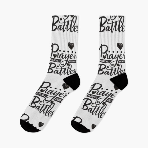 Item preview, I fight my battles with prayer  designed and sold by Nathanfulks551.