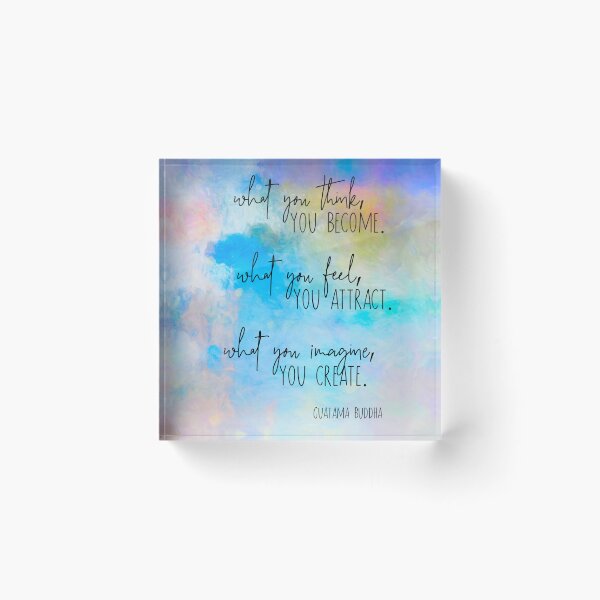 Item preview, Motivational Buddha Quote On Watercolor designed and sold by art64.