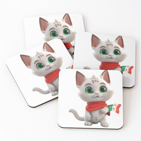 Item preview, white mexican cat matias designed and sold by DigitalPixelize.