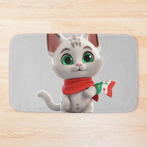 Item preview, white mexican cat matias designed and sold by DigitalPixelize.