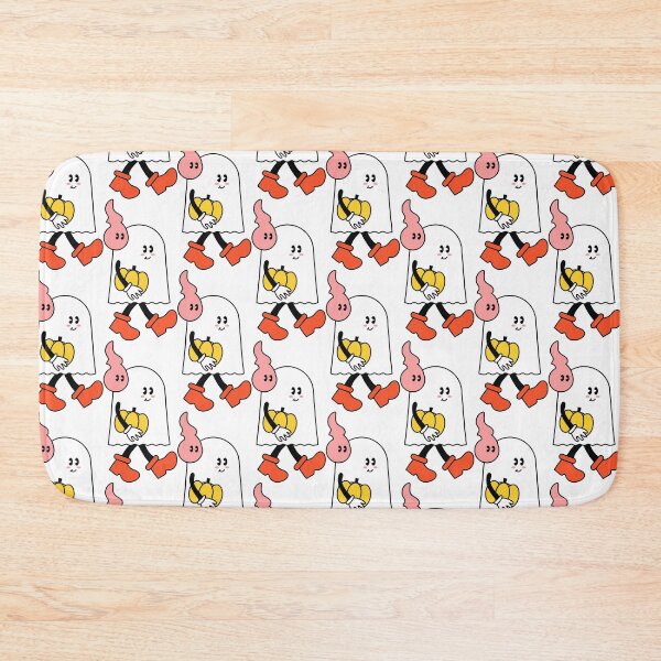 Item preview, Spooky Party - Awkward Ghost with Pumpkins designed and sold by TacoCatShop.