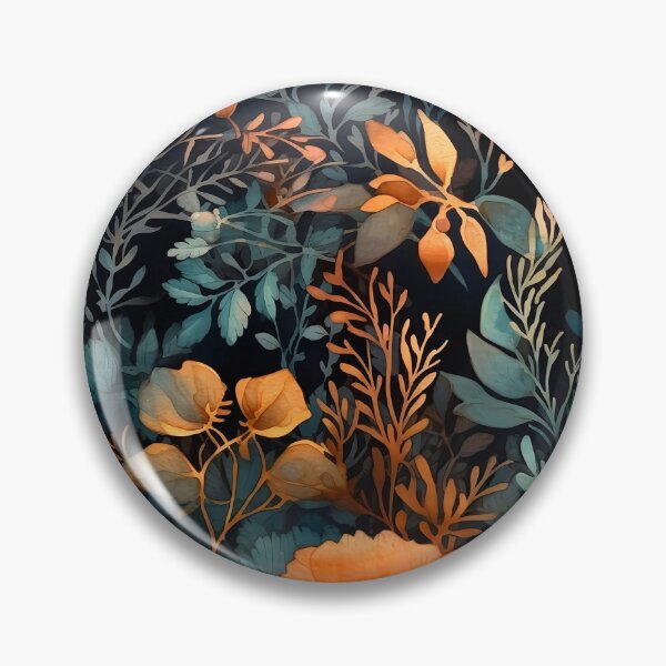 Item preview, Herbal and floral pattern 2 designed and sold by Red Witch Art.