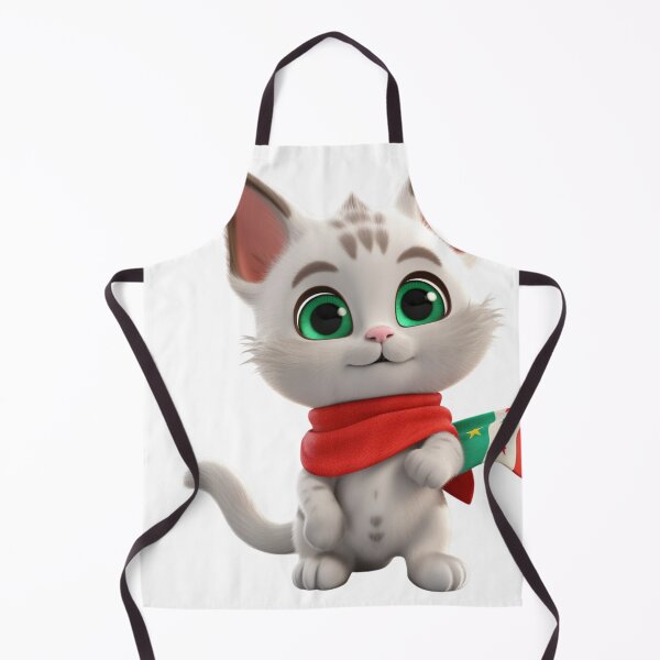 Item preview, white mexican cat matias designed and sold by DigitalPixelize.