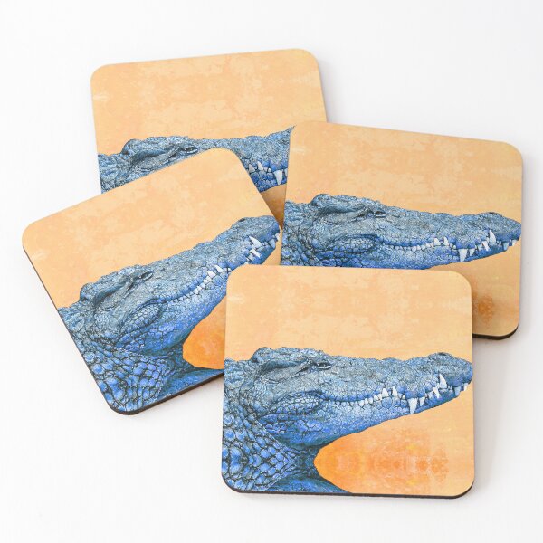 Item preview, Gator Art Swampy Blue Grin Florida Wildlife designed and sold by Sharon Cummings Art.