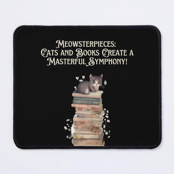 Item preview, Meowsterpieces: Cats and Books Create a Masterful Symphony! designed and sold by Mechanical-Artt.