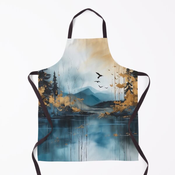 Item preview, Landscap mountains above a lake. designed and sold by soczeq1.