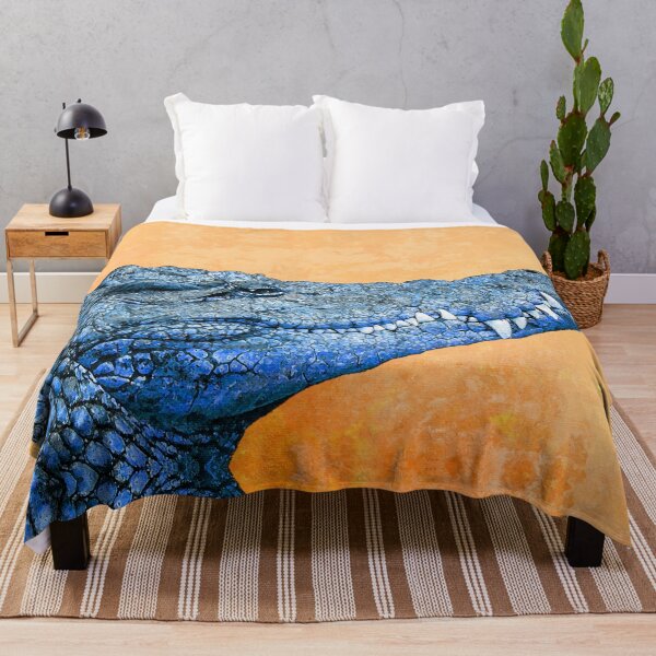 Item preview, Gator Art Swampy Blue Grin Florida Wildlife designed and sold by Sharon Cummings Art.
