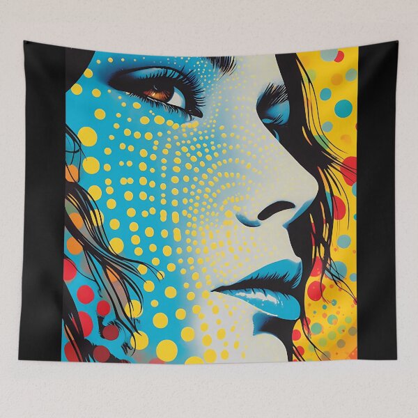 Item preview, Trippy Portrait 60's - Wall Art designed and sold by Mitch-Angelo.