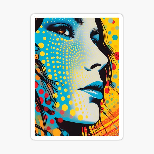Item preview, Trippy Portrait 60's - Wall Art designed and sold by Mitch-Angelo.