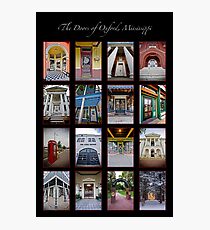 The Doors of Oxford, Mississippi Photographic Print
