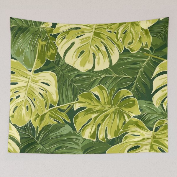 Item preview, variegated monstera pattern designed and sold by BloodRubyz.