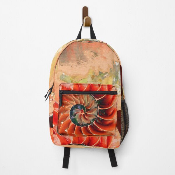Item preview, Deep Red Nautilus Seashell Shell Art designed and sold by Sharon Cummings Art.