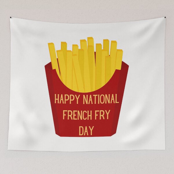 Item preview, Happy French Fry Day designed and sold by Simo0455.