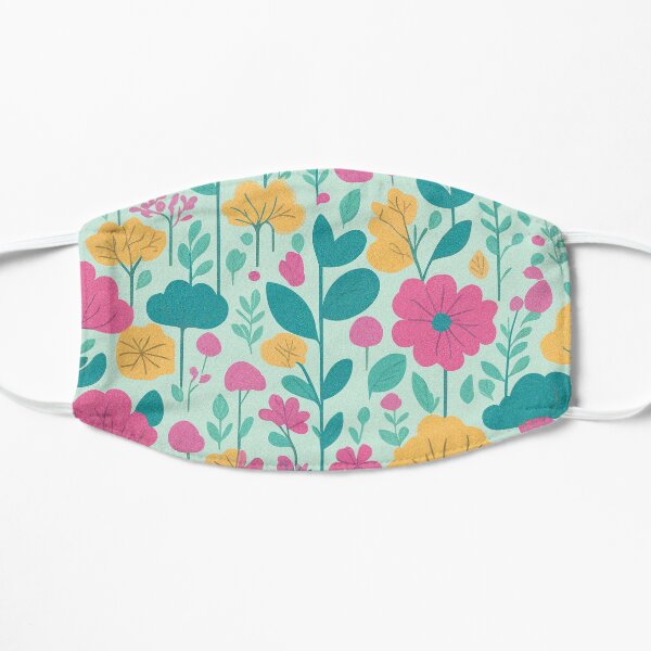 Vintage Flower 1 Flat Mask