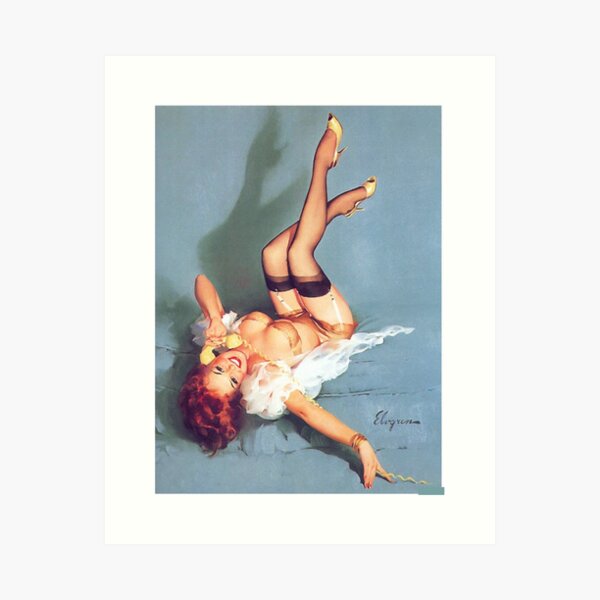 Item preview, Pin-Up Girl - Elvgren - Vintage designed and sold by clementcooperc.